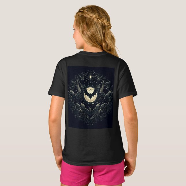 Gothic Bats  T Shirt (Hel baksida)