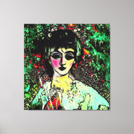 Gothic Beauty Portrait Canvastryck
