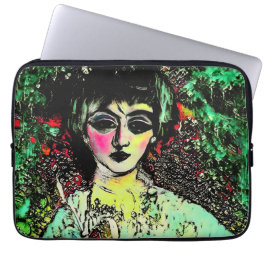Gothic Beauty Portrait  Laptop Fodral
