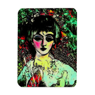 Gothic Beauty Portrait  Magnet