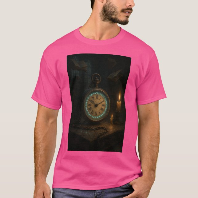 Gothic bibliotek t shirt (Framsida)