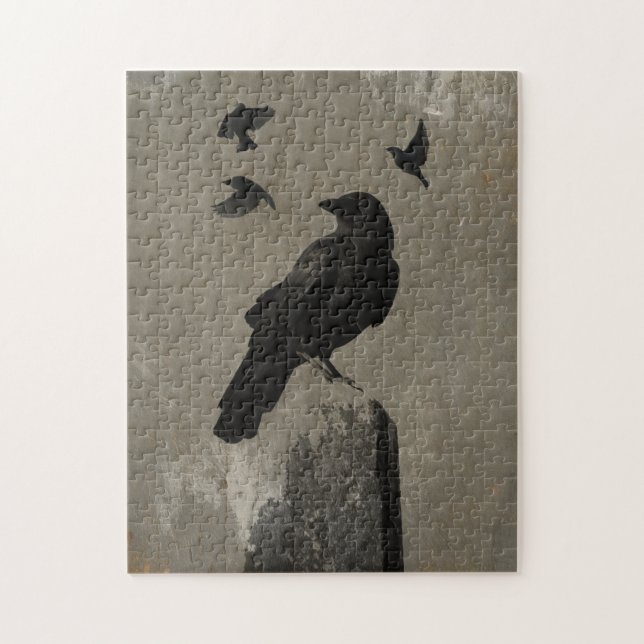 Gothic Birds Pussel (Vertikal)