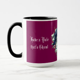 Gothic Black Bird-julfransen Mugg