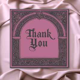 Gothic Black Burgundy Medieval Until Death Tack Kort