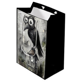Gothic Black Kråka & Torn Taloky Halloween