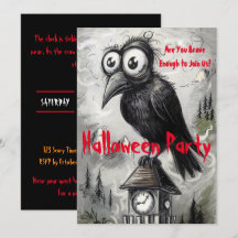 Gothic Black Kråka & Torn-taloky Halloween fest