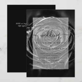 Gothic Black Ro Goth Wedding Bjud in
