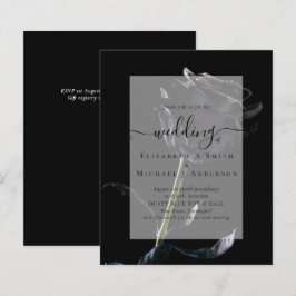 Gothic Black Ro Goth Wedding Bjud in