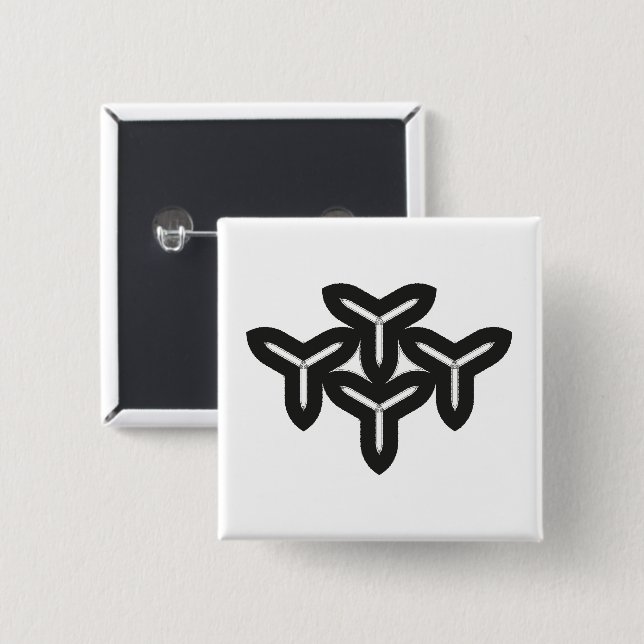 Gothic Blade-knapp Knapp (Framsida & baksida)