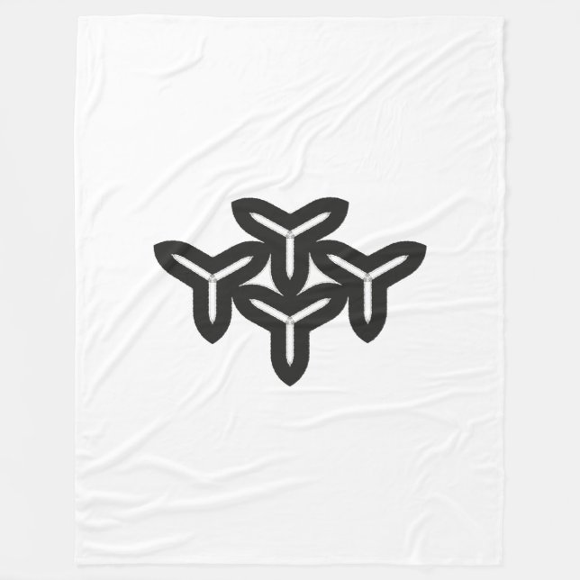 Gothic Blades Fleece Blanket (Framsidan)