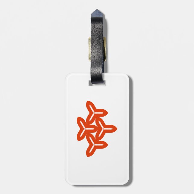 Gothic Blades Luggage Tag Bagagebricka (Baksidan Lodrät)