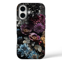 Gothic Blommigt iPhone 16 Fodral