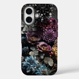 Gothic Blommigt iPhone 16 Fodral