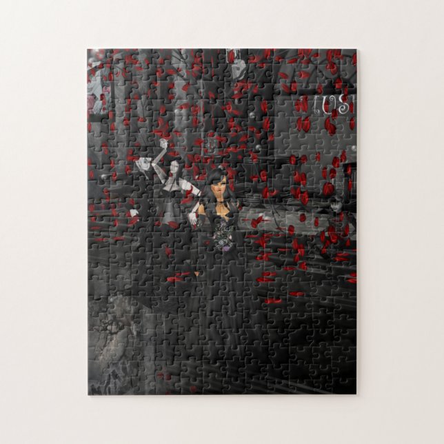 Gothic Boll Room Puzzle Pussel (Vertikal)