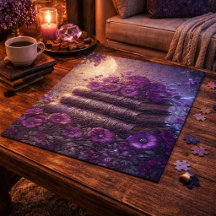 Gothic Book Purple Floral