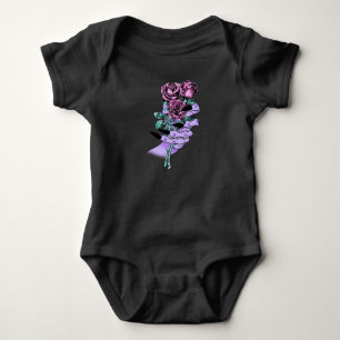 Gothic Bouquet Baby Bodykostym T Shirt