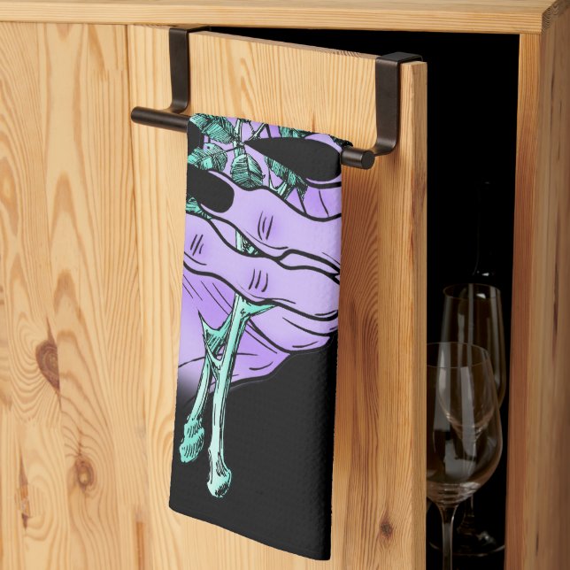 Gothic Bouquet Kitchen Towel Kökshandduk (Thirds Fold)