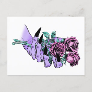 Gothic Bouquet-vykort Vykort