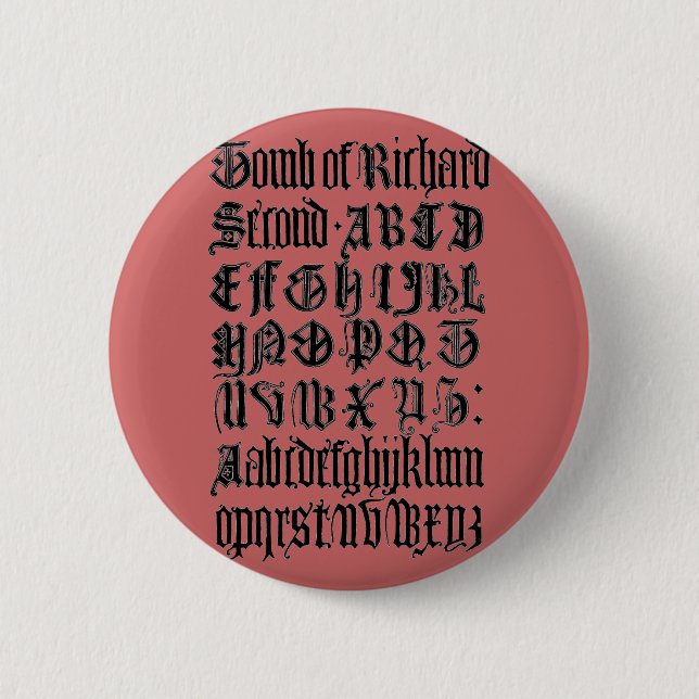 Gothic Brev, knapp (Framsida)