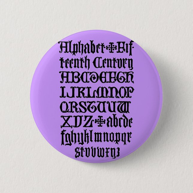 Gothic Brev, knapp (Framsida)