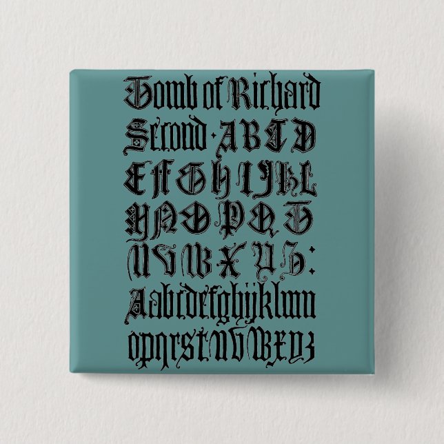 Gothic Brev, knapp (Framsida)