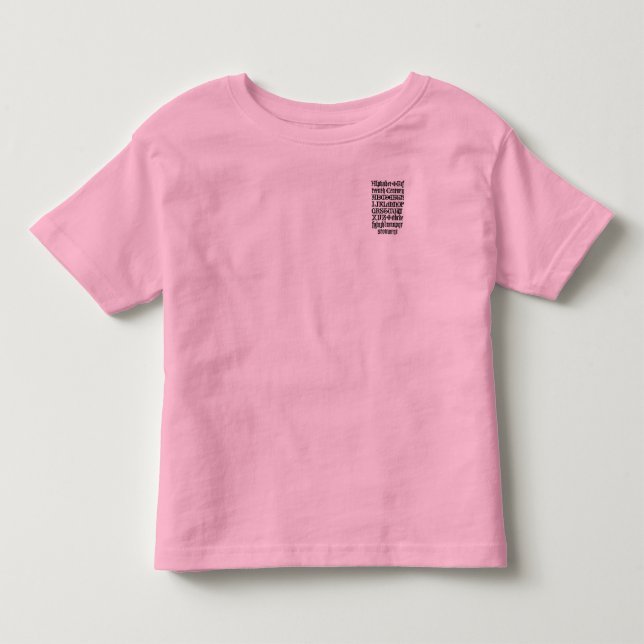 Gothic Brev Shirt T-shirt (Framsida)