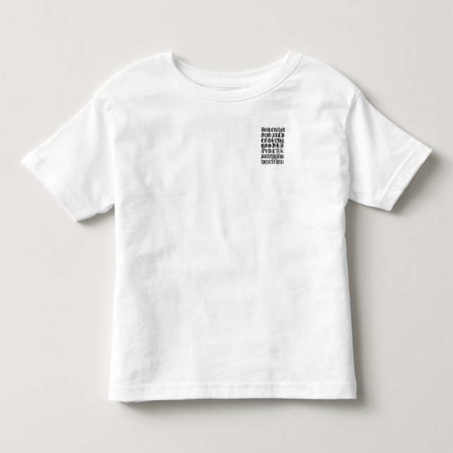 Gothic Brev Shirt Tröja (Framsida)