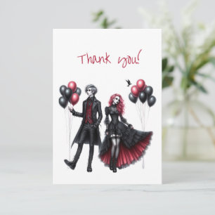Gothic Bride and Groom Tack Kort