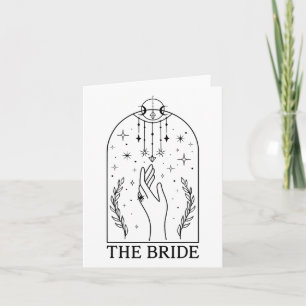 Gothic Bride Coven Tarot Matching Bachelorette Par Kort