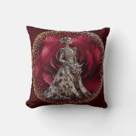 Gothic Bride i Crimson Red Kudde