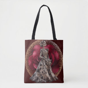 Gothic Bride i Crimson Red Tygkasse