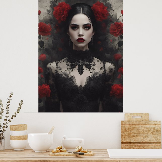 Gothic Bride Poster (Kök)