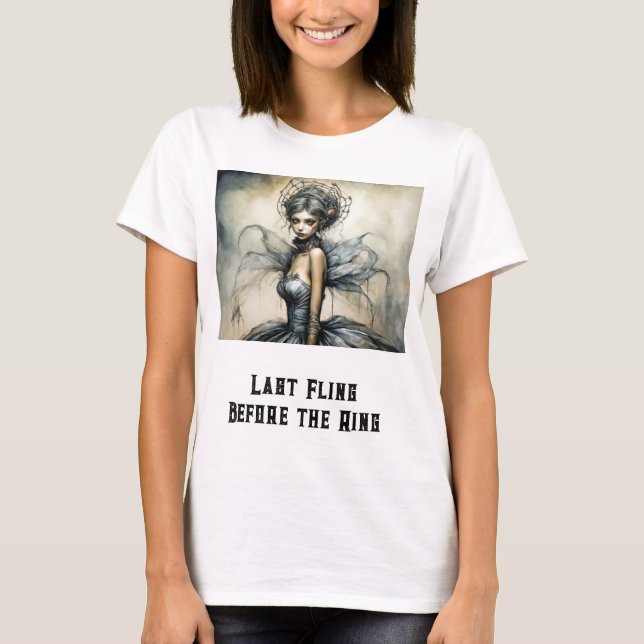 Gothic Bride T Shirt (Framsida)