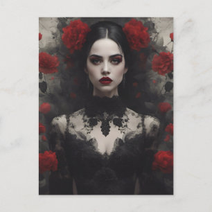 Gothic Bride Vykort
