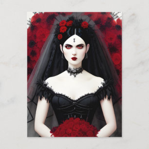 Gothic Bride Vykort