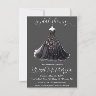 Gothic Bröllop Dress, Möhippa Gown, Möhippa Inbjudningar