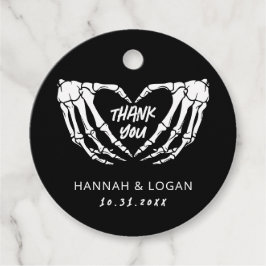 Gothic Bröllop, Halloween Bröllop Tack Gåvor Etiketter