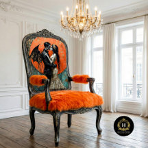 Gothic Bröllop Skeleton Sjöjungfru Skull Deoupage