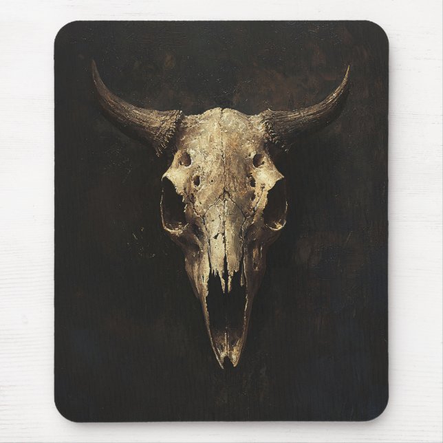 Gothic Bull Skull Decoupage Musmatta (Framsidan)
