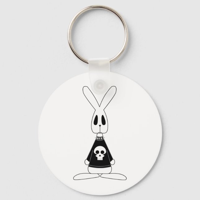 Gothic Bunny Lucien Nyckelring (Framsida)