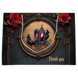 Gothic Carriage with Ravens and Ro.