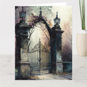 Gothic Cemetery Grind-seriens design 12 Tack Kort