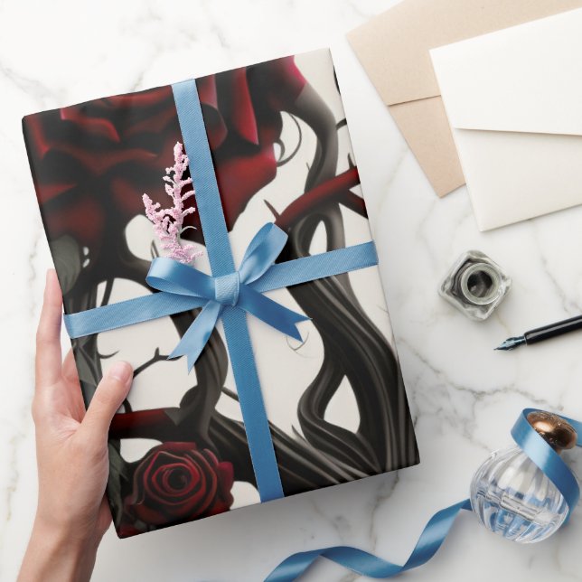 Gothic Cemetery Ro Garden Presentpapper (Gifting)