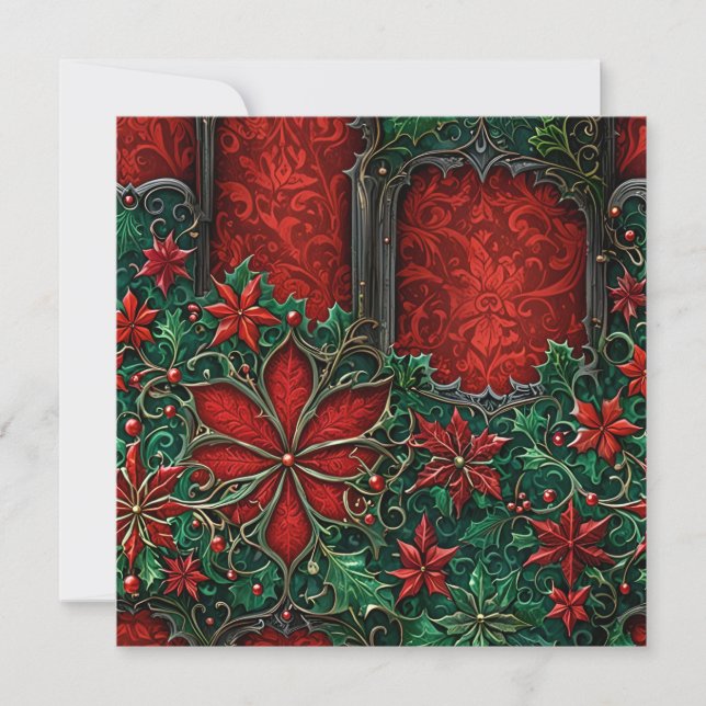 Gothic Christmas Greeting Card (Framsida)