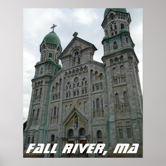 Gothic Church, Fall River, Massachusetts Poster (Framsidan)