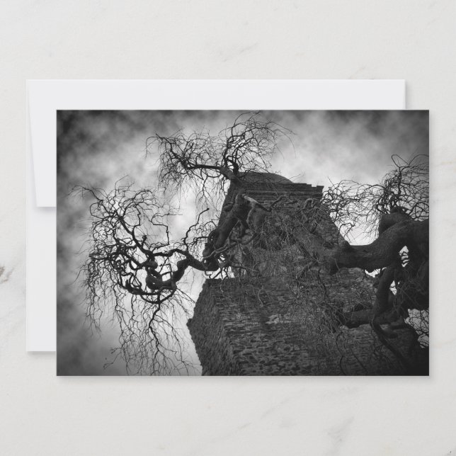 Gothic Church Halloween fest Inbjudningar (Framsida)