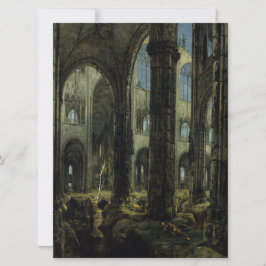 Gothic Church Ruins (av Carl Blechen) Kort