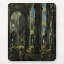 Gothic Church Ruins (av Carl Blechen) Musmatta