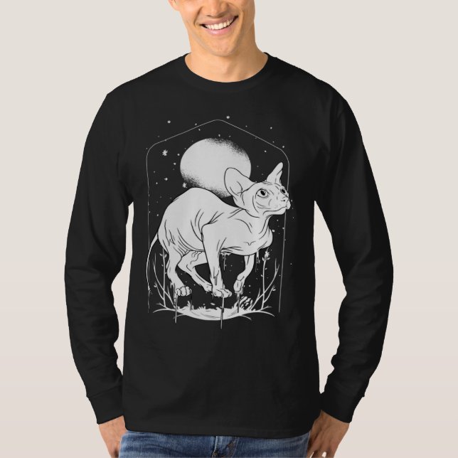 Gothic clothing aesthetic occult witch 3 t shirt (Framsida)