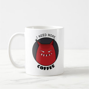 Gothic Coffee Evil Creature Halloween Kaffemugg
